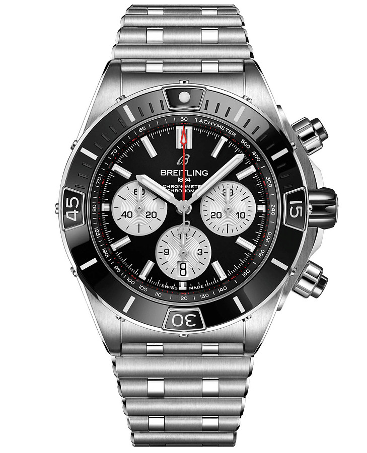 Часы Breitling Super Chronomat B01 44 AB0136251B1A1 — мужские, черный