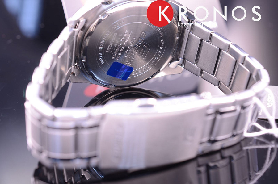 Часы Casio Edifice EFS-S500DB-2A — нержавеющая сталь, мужские