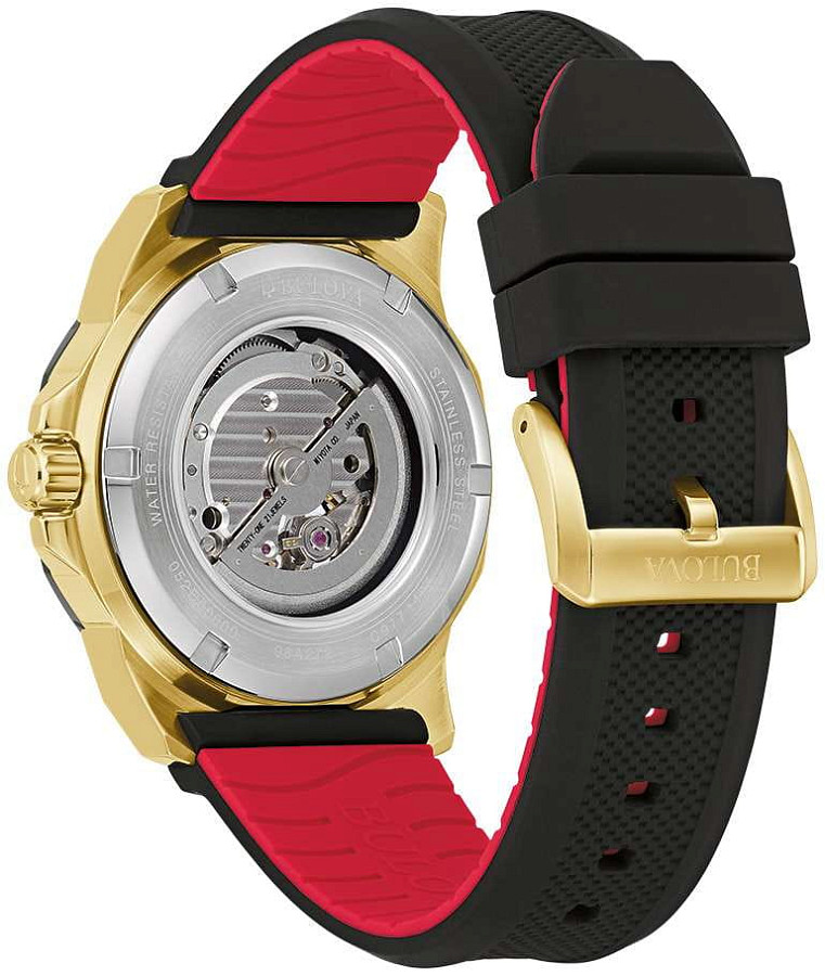 Часы Bulova Marine Star 98A272 — механические, металл сталь
