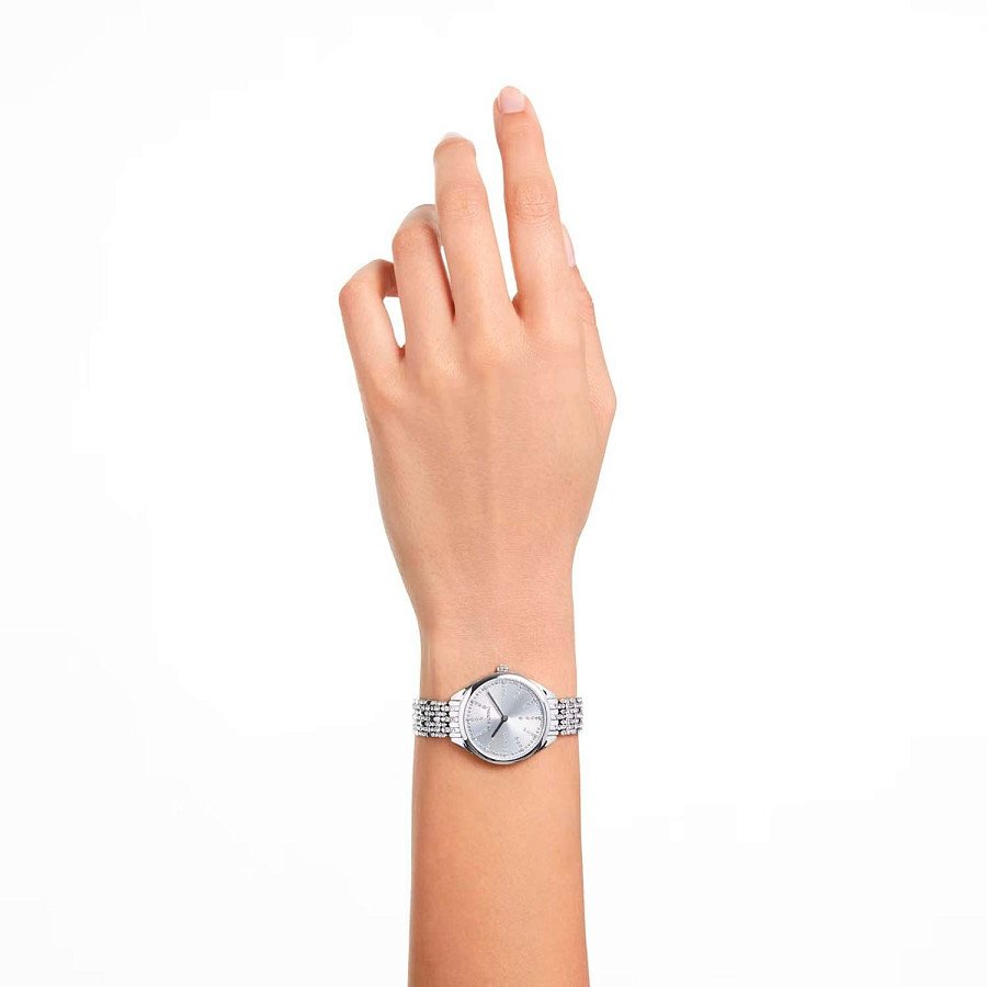 Часы Swarovski Attract 5644062 — кварцевые, металл сталь