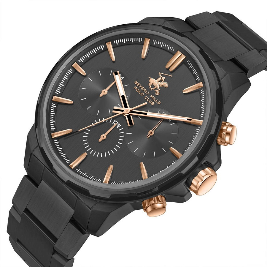 Часы Beverly Hills Polo Club BP3651X.661 — кварцевые, сталь металл