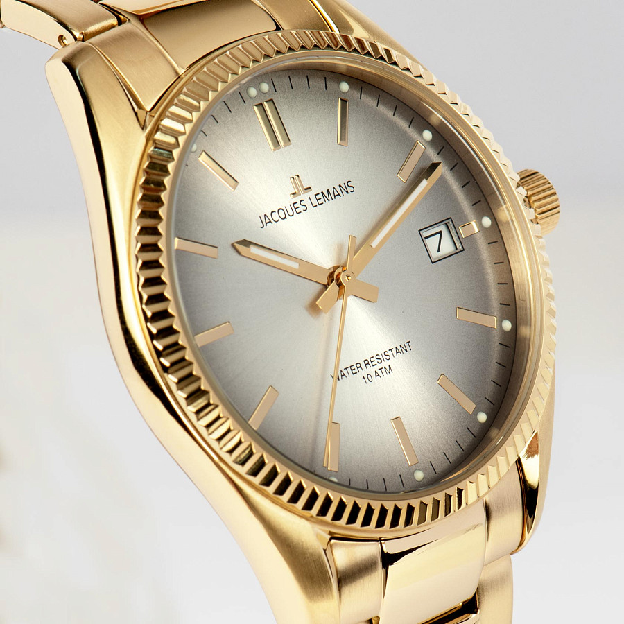 Часы Jacques Lemans 50-3N — сталь c pvd покрытием, мужские