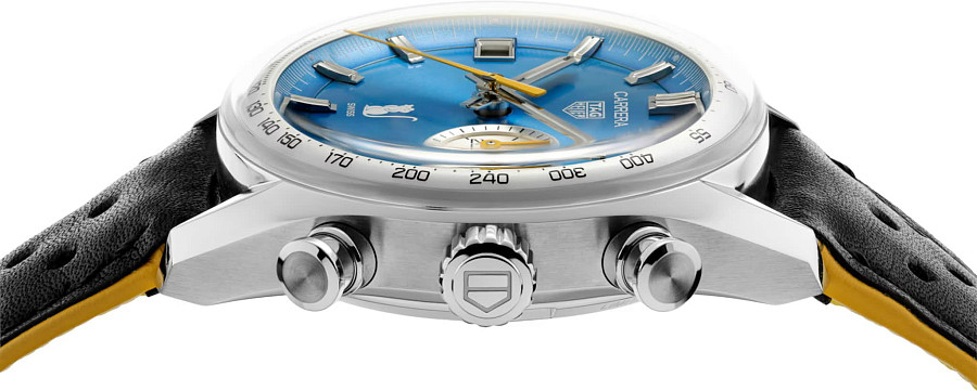 Часы TAG Heuer Carrera Chronograph Thailand Limited Edition CBS221K.FC8368 — кожаный, мужские