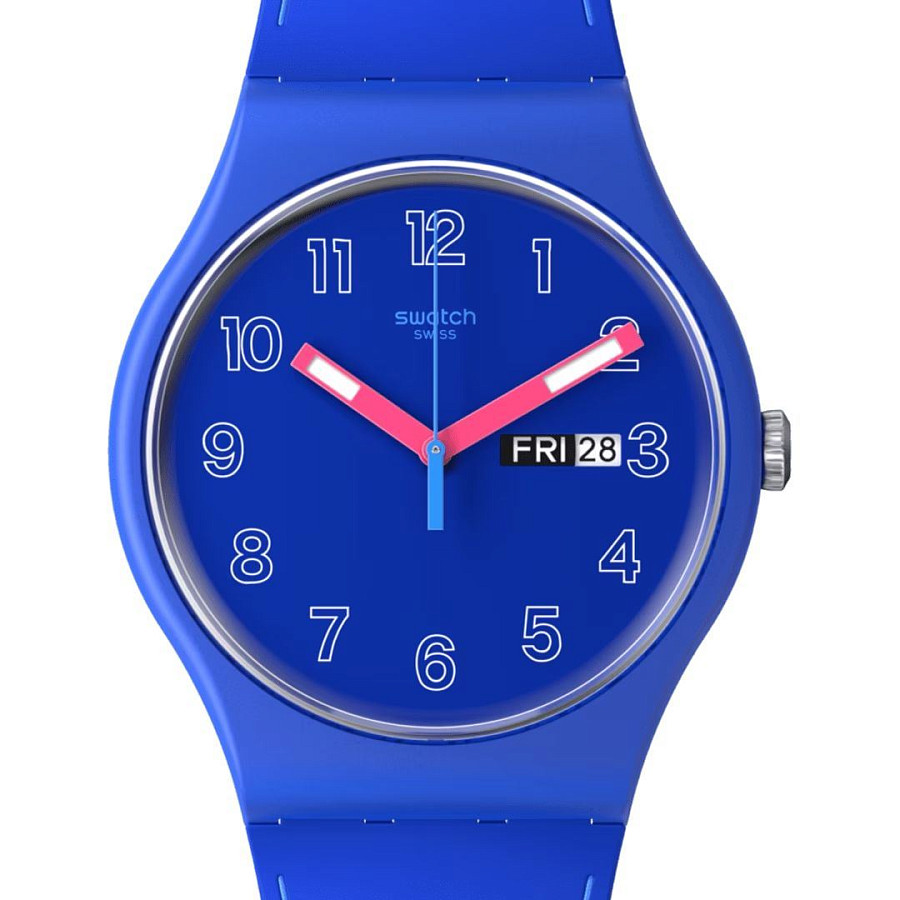 Часы Swatch New Gent Biosourced SO29N705 — кварцевые, пластик