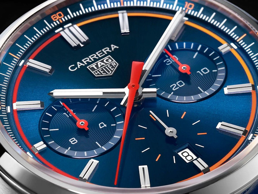 Часы TAG Heuer Carrera Chronograph CBN201D.FC6543 — кожаный, мужские