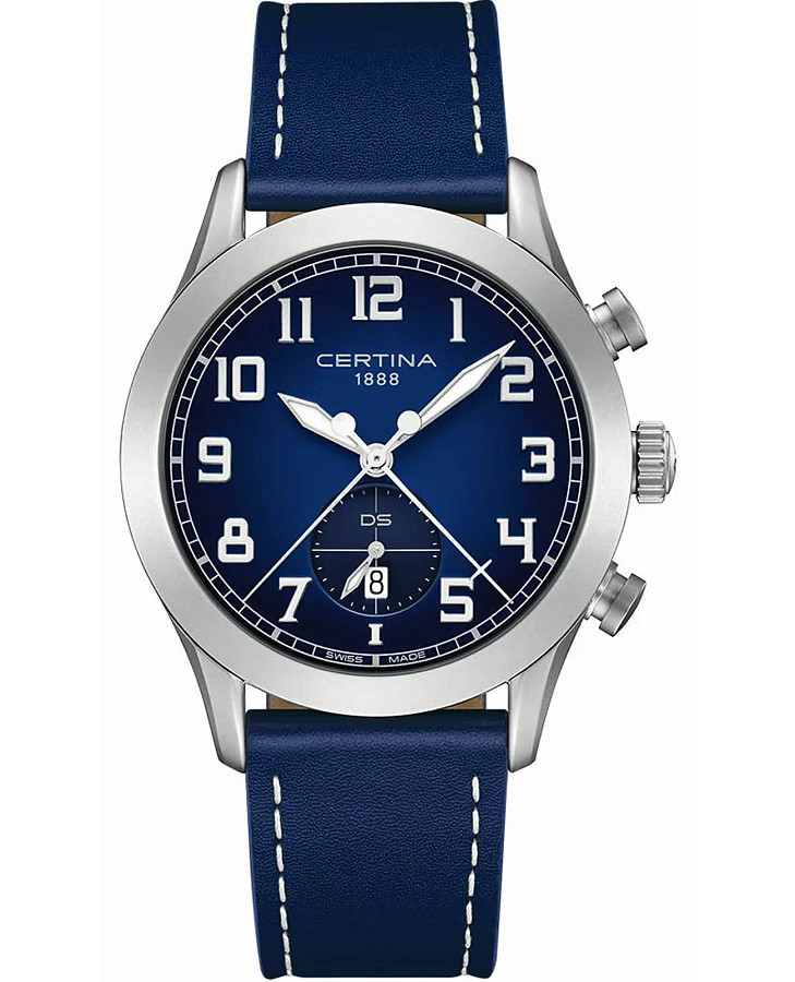 Часы Certina DS Pilot C024.617.16.042.00 — мужские, синий