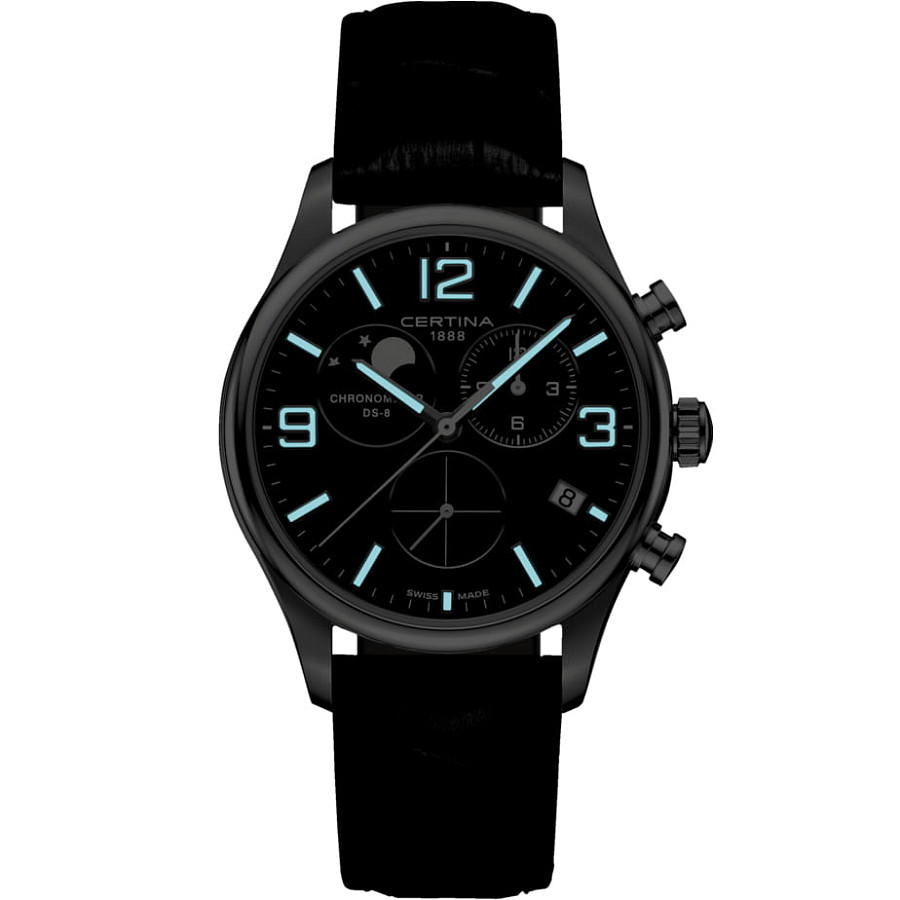 Часы Certina DS-8 Moon Phase C033.460.16.047.00 — кварцевые, сталь металл