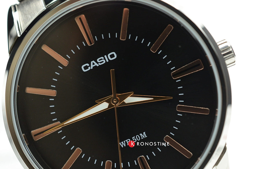 Часы Casio MTP-1303PD-1A3VEF — металл латунь, Япония
