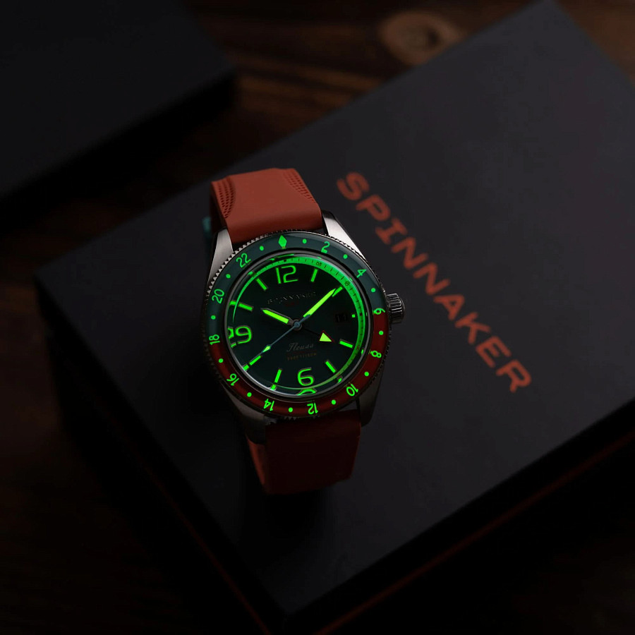Часы Spinnaker Fleuss Gmt Automatic SP-5120-33 — металл сталь, Англия