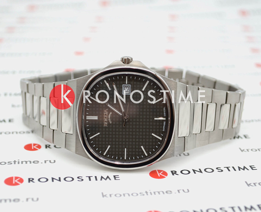 Часы Boccia Titanium Square 3657-04 — титан, Германия