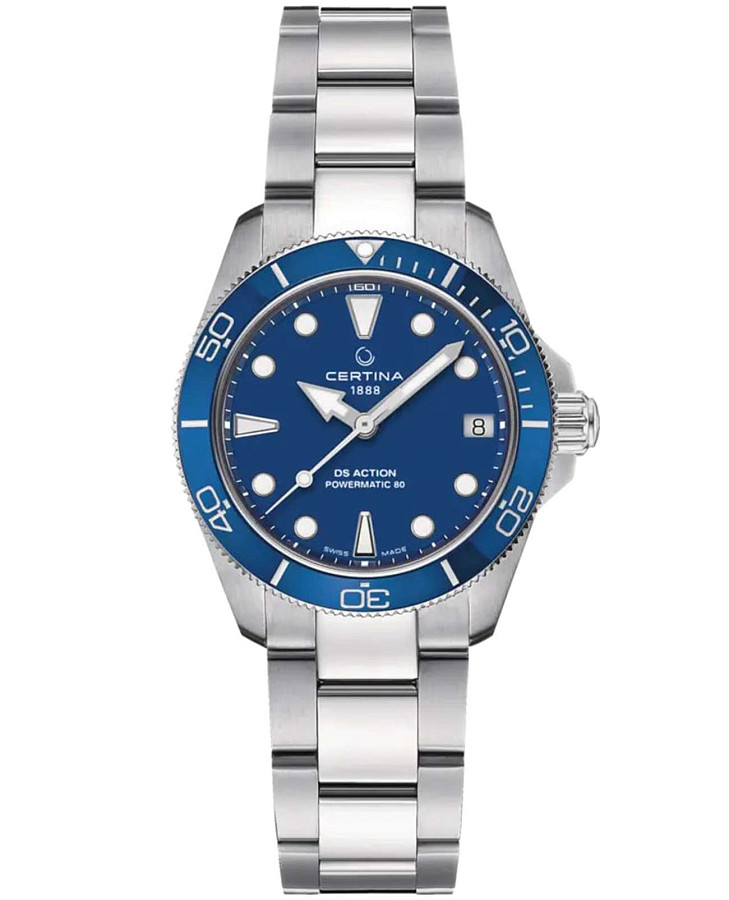 Часы Certina DS Action Lady C032.007.11.041.00 — женские, синий