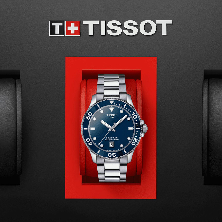 Часы Tissot Seastar 1000 T120.410.11.041.00 — Швейцария, кварцевые