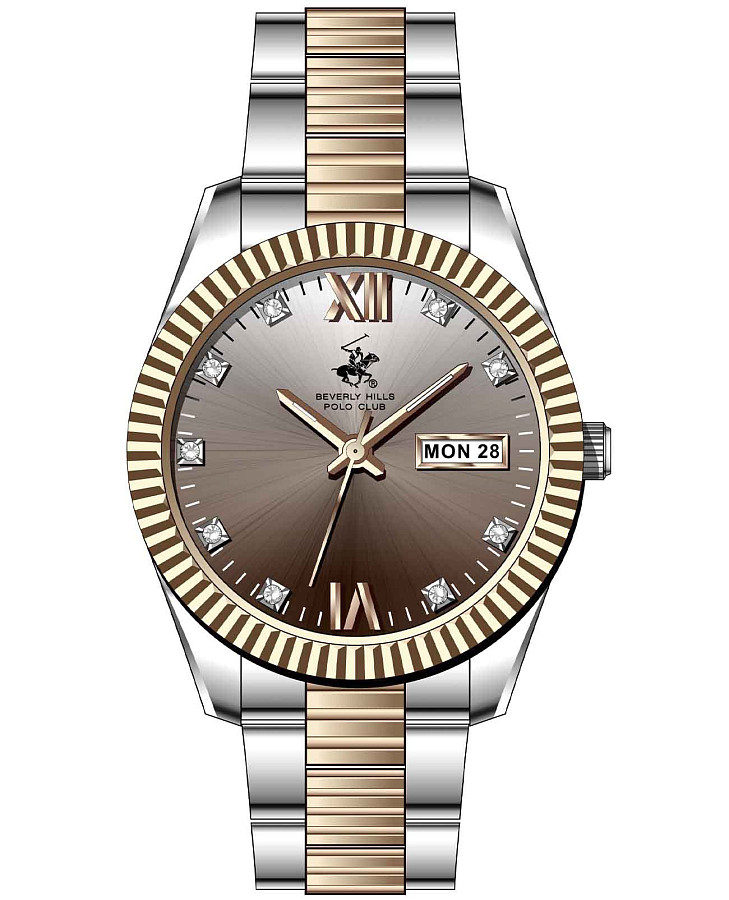 Часы Beverly Hills Polo Club BP3765C.550 — женские, коричневый