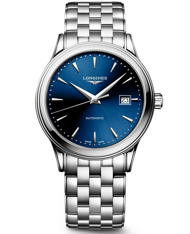 Часы Longines Flagship L4.984.4.98.6 — мужские, синий