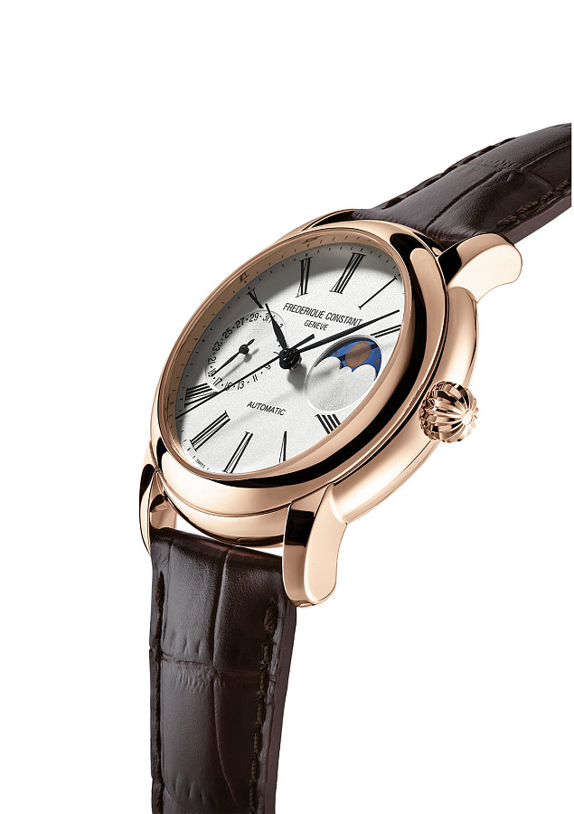 Часы Frederique Constant Classic Moonphase Manufacture FC-712MS4H4 — механические, сталь металл