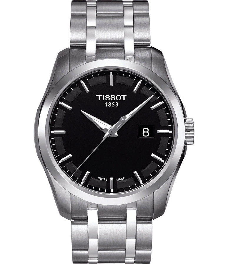 Часы Tissot Couturier T035.410.11.051.00 — мужские, черный