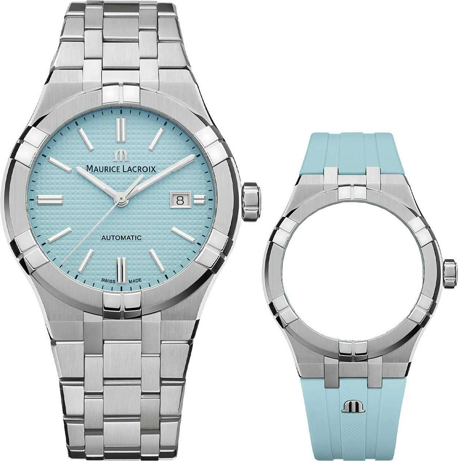 Часы Maurice Lacroix Aikon Automatic AI6008-SS00F-431-C — механические, металл сталь