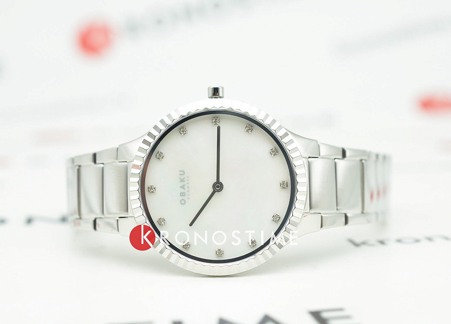 Часы Obaku Linje Jude V292LXCWSC — кварцевые, металл сталь
