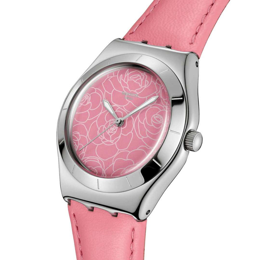 Часы Swatch Pink Petal Promise YLS234 — сталь металл, Швейцария