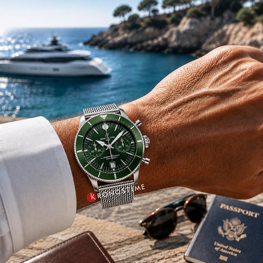 Часы Breitling Superocean Heritage B01 Chronograph 42 mm AB0156361L1A1 — Швейцария, механические
