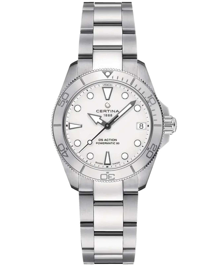 Часы Certina DS Action Lady C032.007.11.011.00 — женские, серебристый