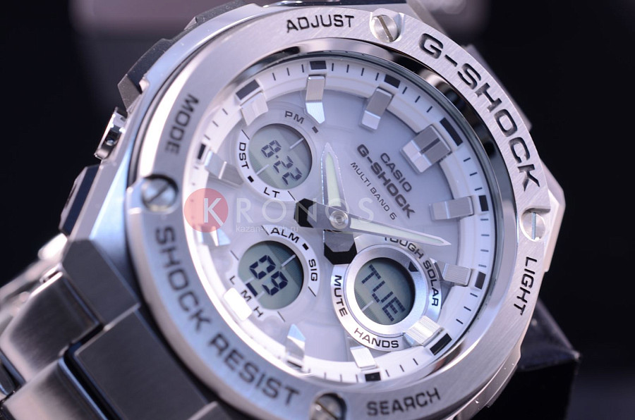 Часы Casio G-Shock GST-W110D-7A — сталь металл, Япония