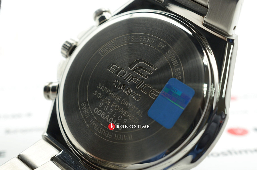 Часы Casio Edifice EFS-S560DB-1A — Япония, кварцевые