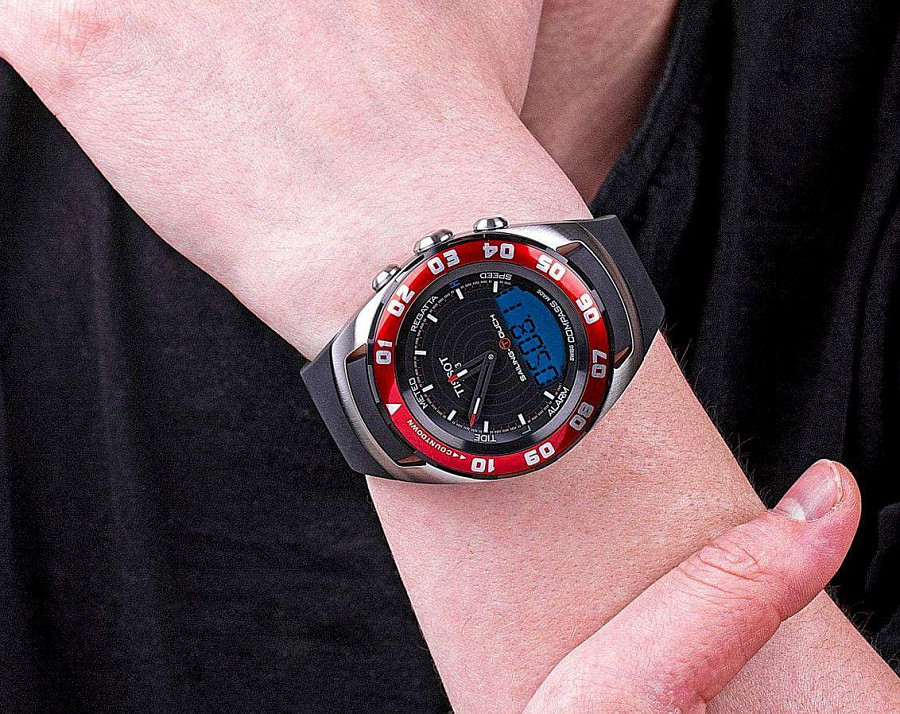 Часы Tissot T-Tactile Sailing-Touch T056.420.27.051.00 — кварцевые, сталь металл