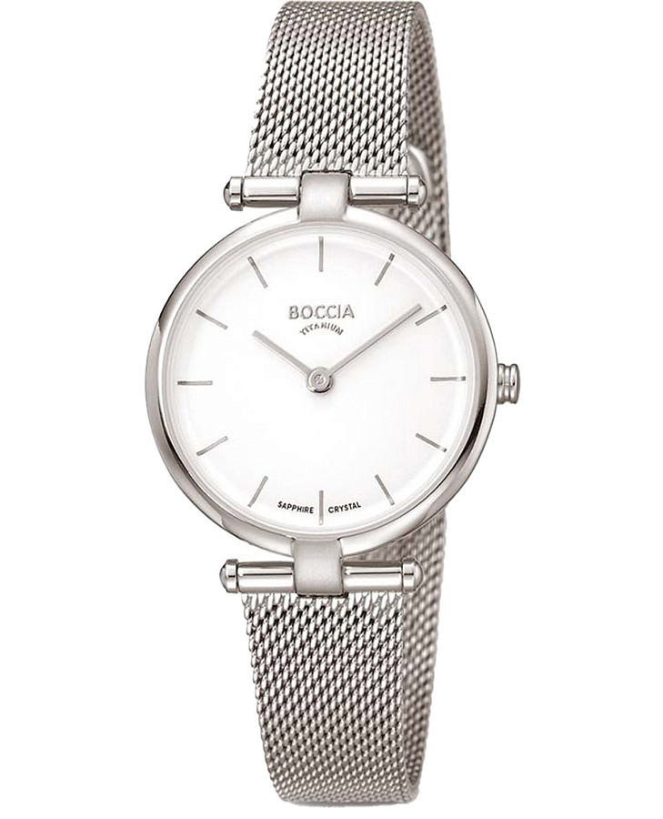 Часы Boccia Titanium 3340-01 — мужские, белый