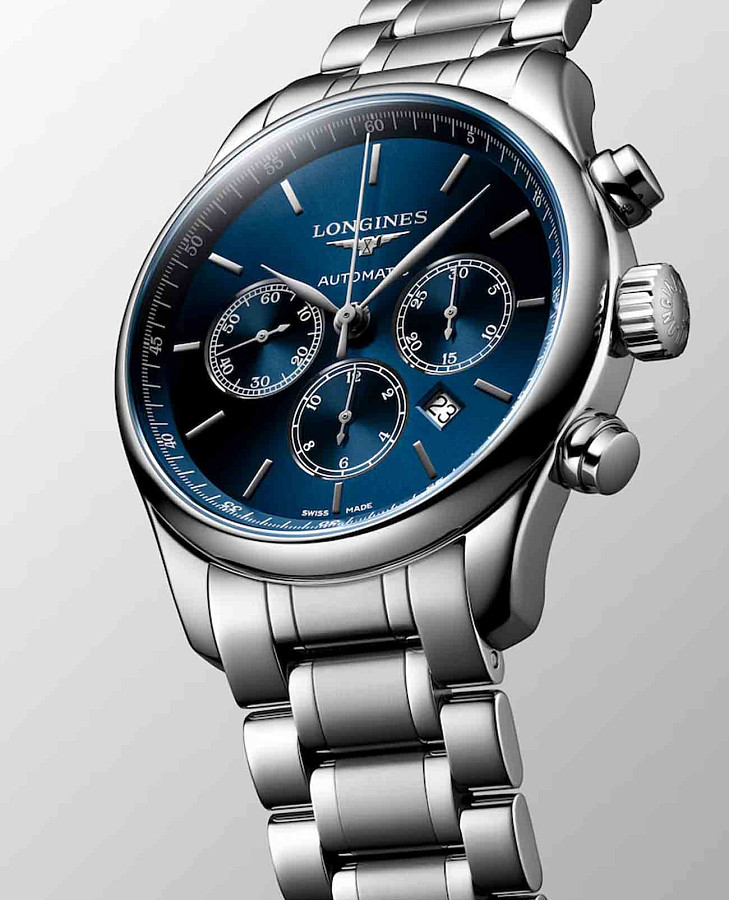 Часы Longines Master Collection L2.859.4.92.6 — мужские, серебристый