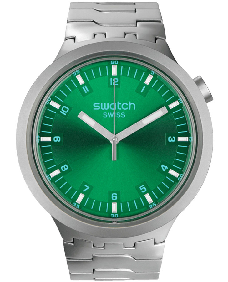 Часы Swatch Big Bold Irony Standard SB07S101G — мужские, зеленый