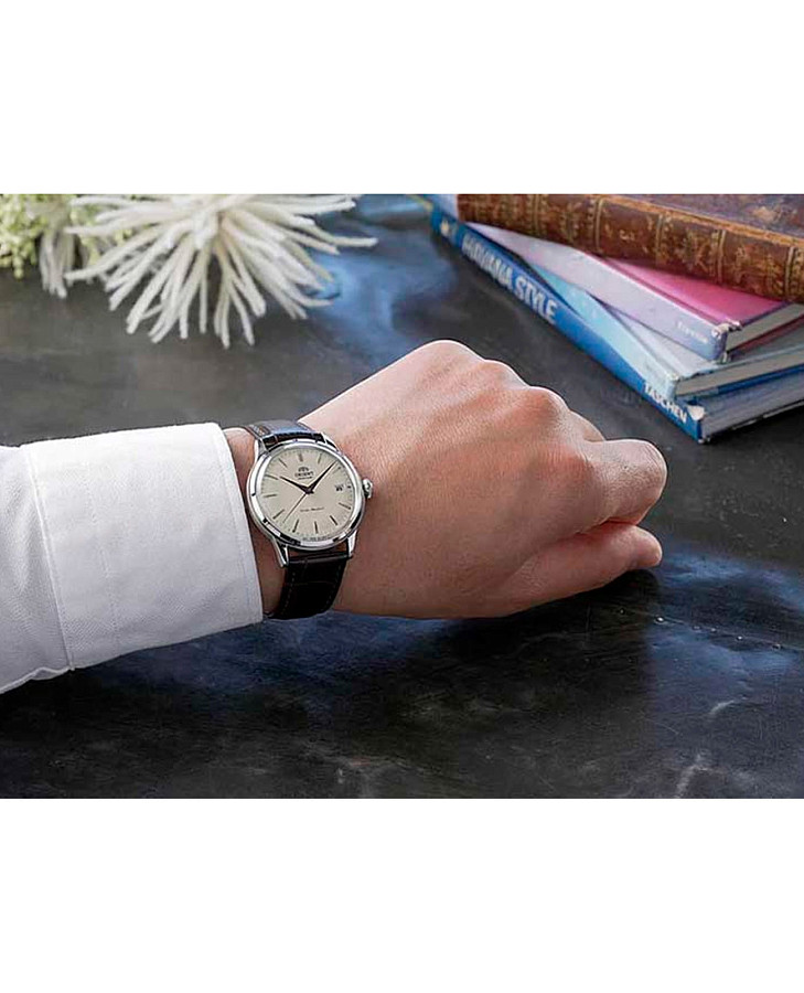 Часы Orient Automatic RA-AC0M04Y (RN-AC0M04Y) — кожаный, мужские
