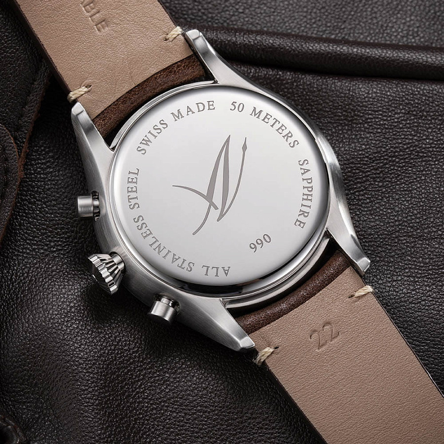 Часы Aerowatch Les Grandes Classiques 79990 AA03 — кварцевые, сталь металл