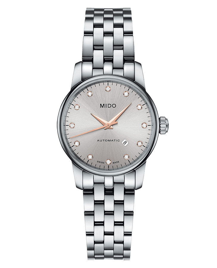 Часы Mido Baroncelli M7600.4.67.1 — женские, серебристый