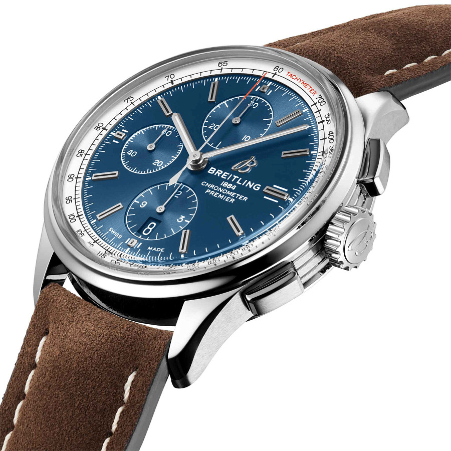Часы Breitling Premier Chronograph 42 A13315351C1X1 — механические, сталь металл
