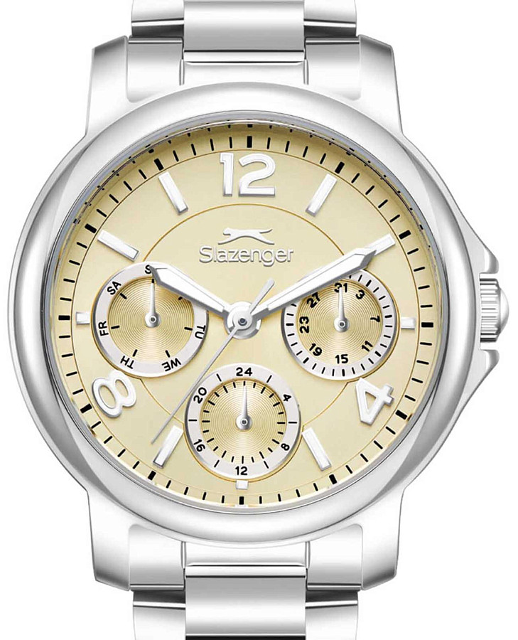 Часы Slazenger SL.09.2595.4.370 — кварцевые, суперметалл металл