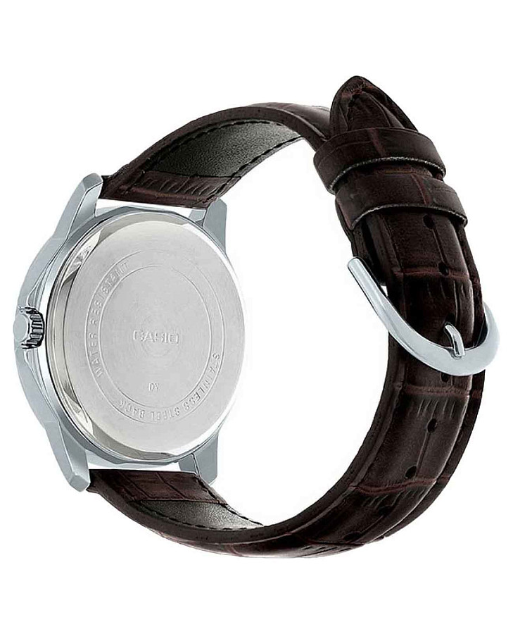 Часы Casio Collection MTP-V300L-7AUDF (MTP-V300L-7A) — кожаный, мужские