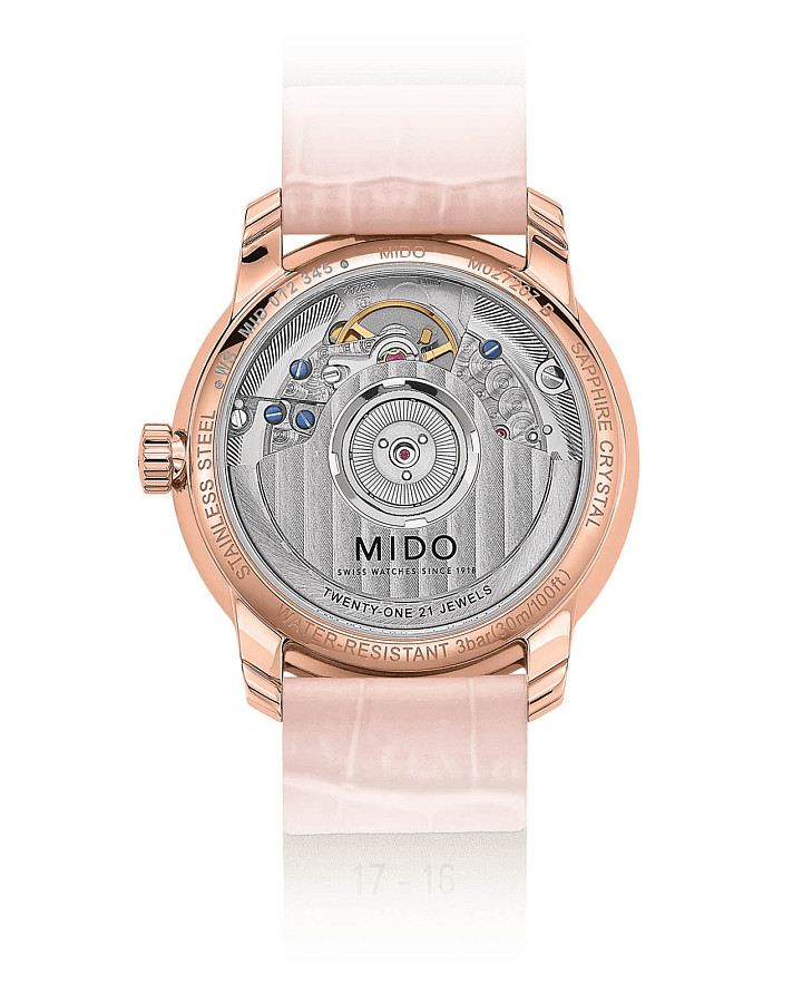 Часы Mido Baroncelli Heritage Lady M027.207.36.010.00 — механические, металл сталь