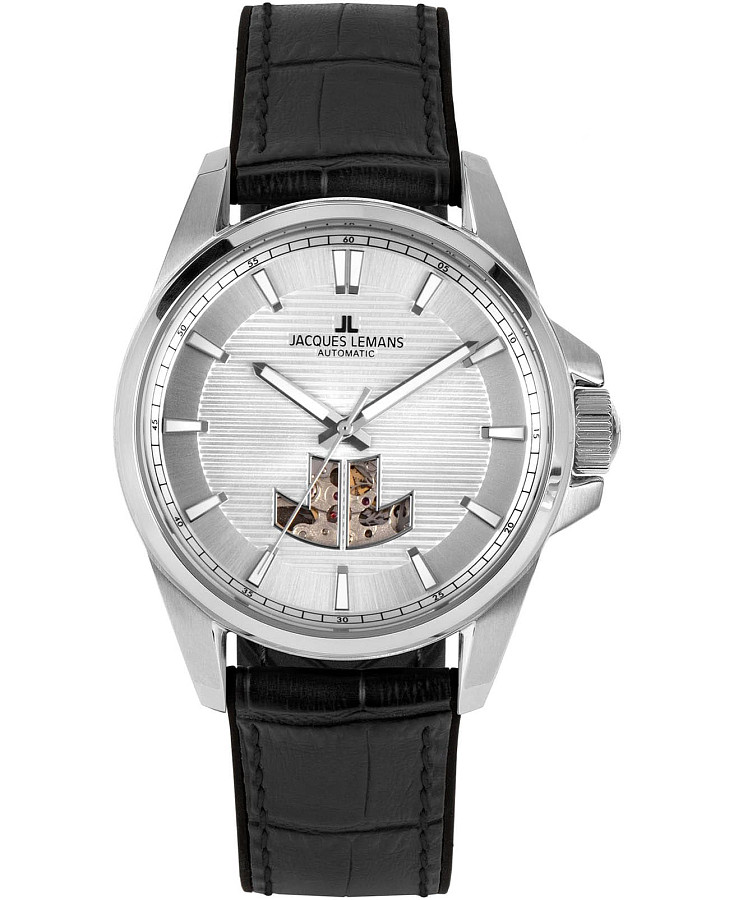 Часы Jacques Lemans Sport 1-2209B — мужские, серебристый