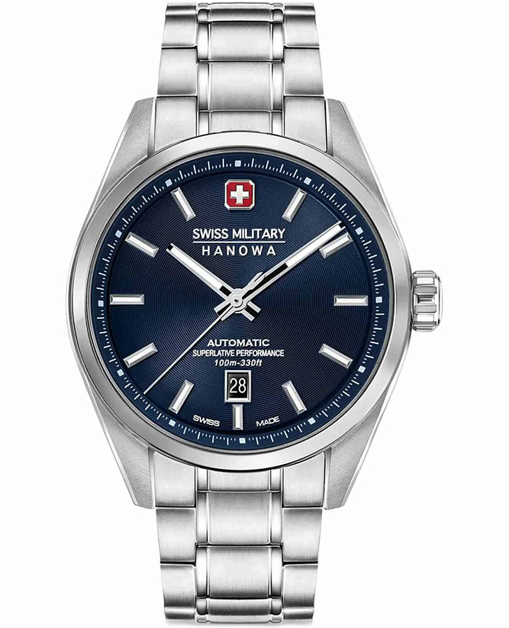 Часы Swiss Military Hanowa Majestic Pioneer SMWGL0006202 — мужские, синий