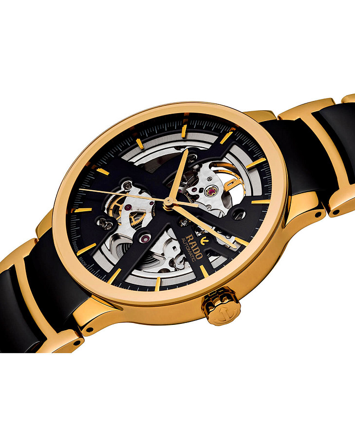 Часы Rado Centrix Automatic Open Heart R30180162 — механические, сталь металл