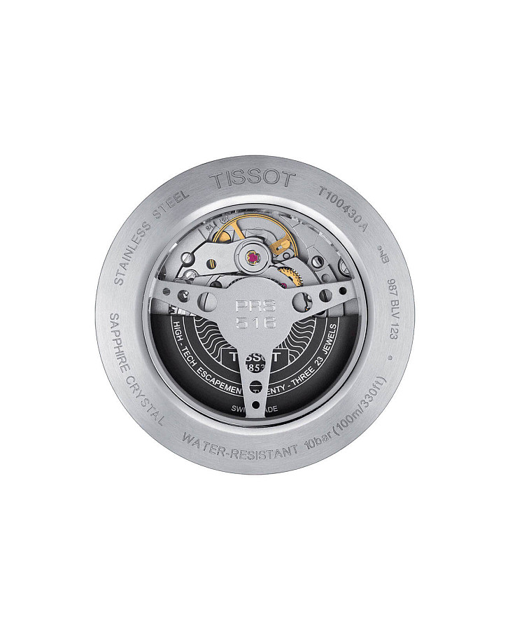 Часы Tissot PRS 516 Powermatic 80 T100.430.16.041.00 — механические, металл сталь