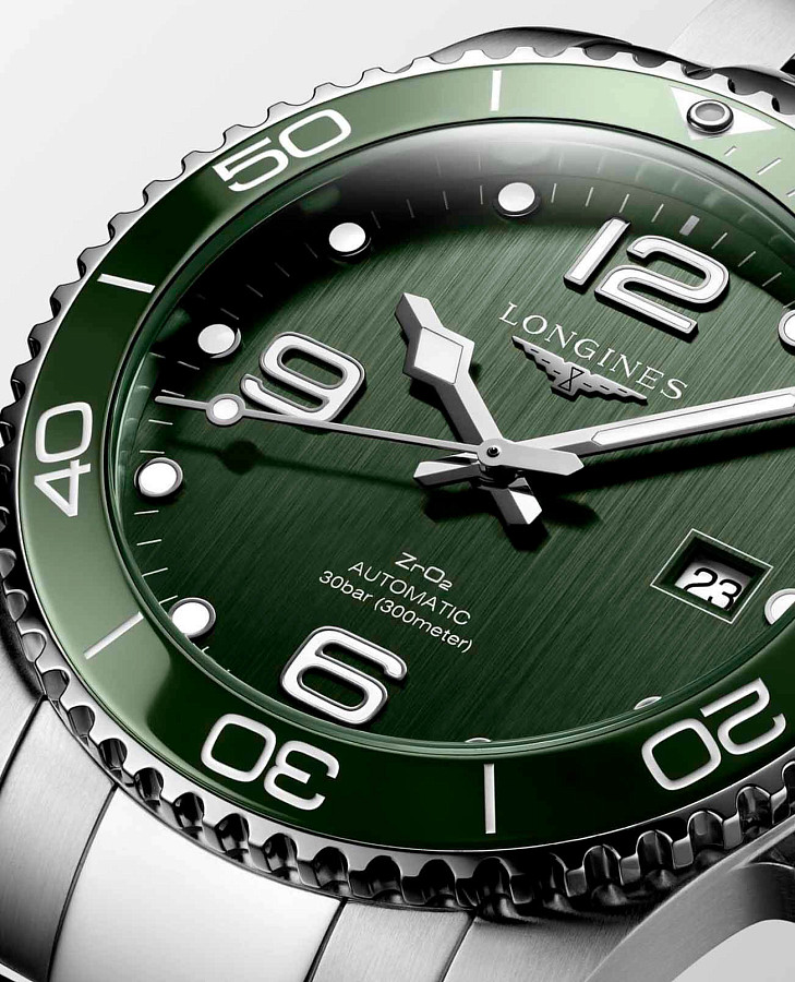 Часы Longines HydroConquest L3.785.4.06.6 — металл сталь керамика, Швейцария