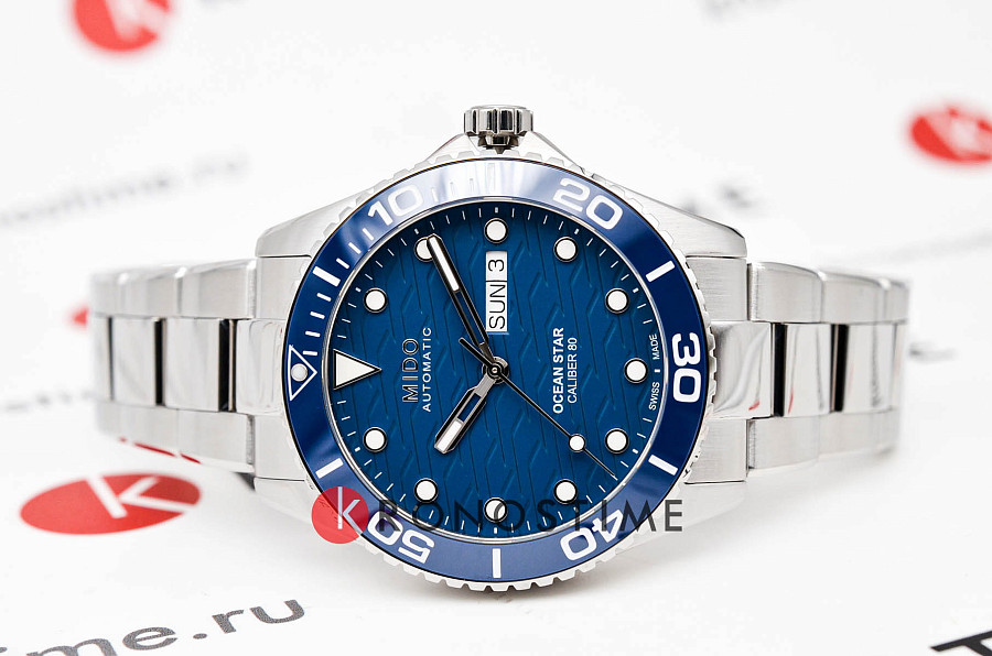 Часы Mido Ocean Star 200c M042.430.11.041.00 — механические, металл сталь