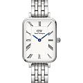 Шведские наручные часы Daniel Wellington Quadro Roman Numerals 5-Link Silver DW00100691