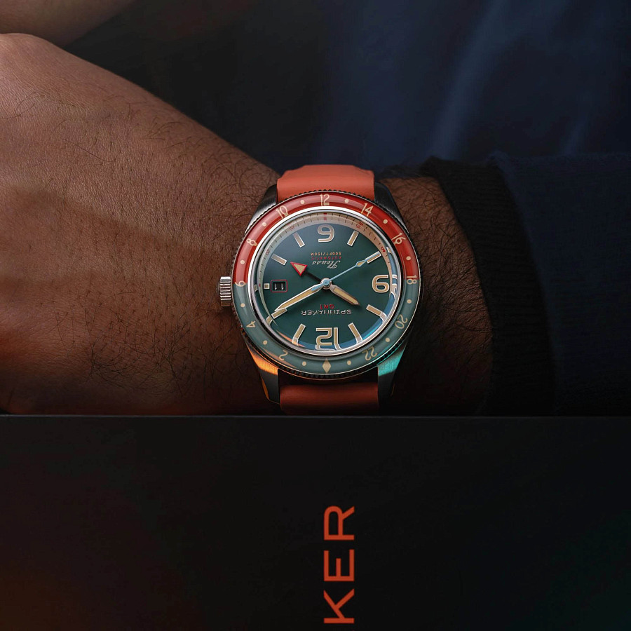 Часы Spinnaker Fleuss Gmt Automatic SP-5120-33 — нержавеющая сталь, мужские