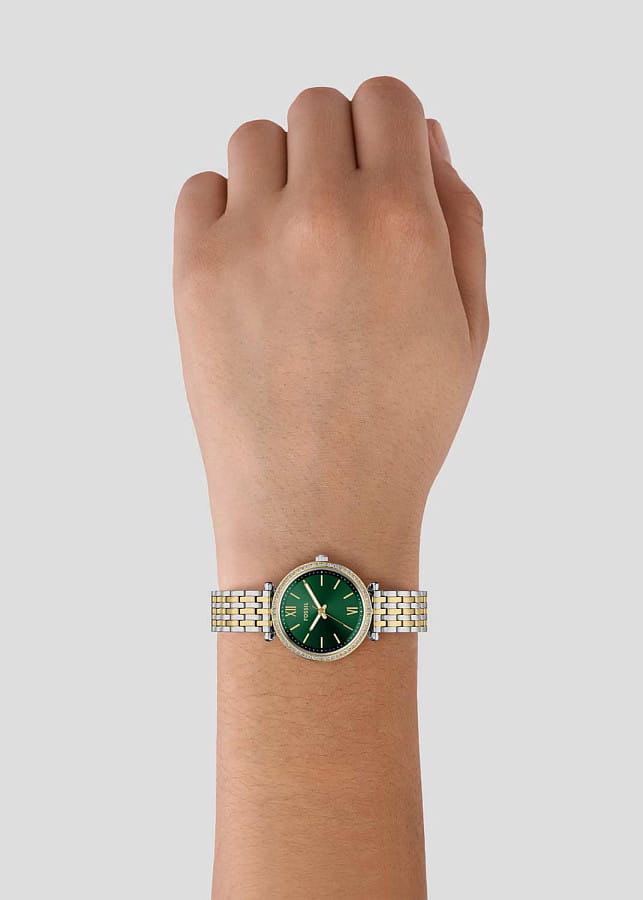 Часы Fossil Carlie ES5439 — кварцевые, сталь металл