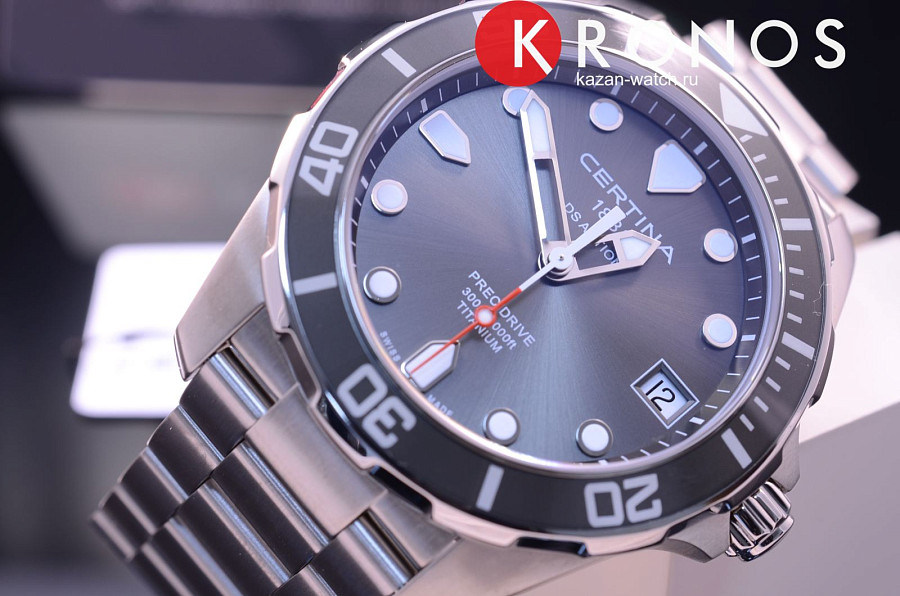 Часы Certina DS Action C032.410.44.081.00 — кварцевые, титан металл