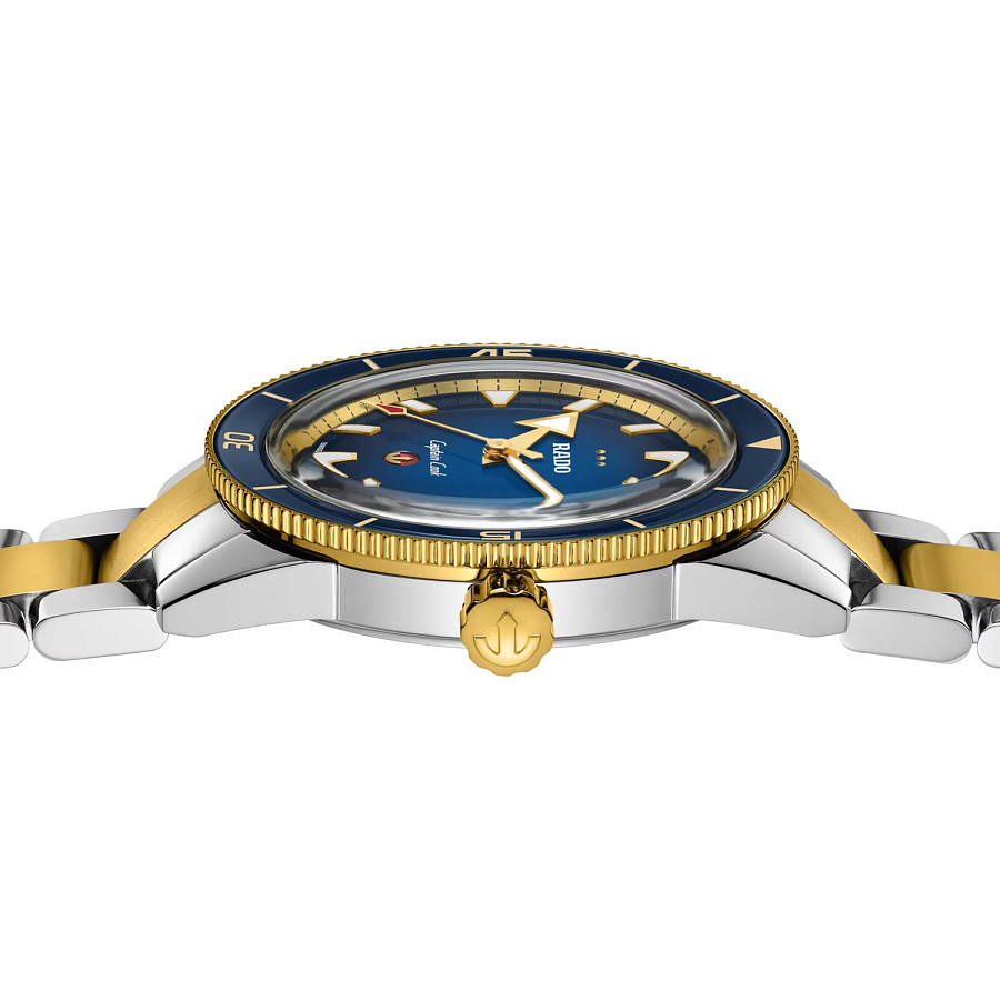 Часы Rado Captain Cook X European Cricket Special Edition R32138208 — мужские, нержавеющая сталь с pvd-покрытием