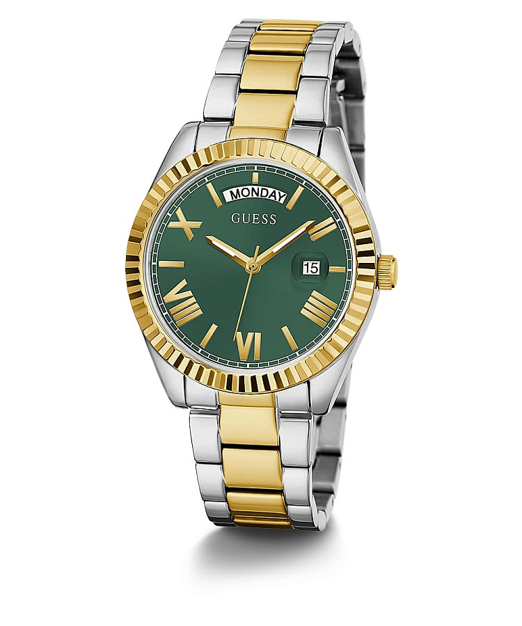 Часы Guess Dress Steel GW0308L5 — зеленый, металл сталь